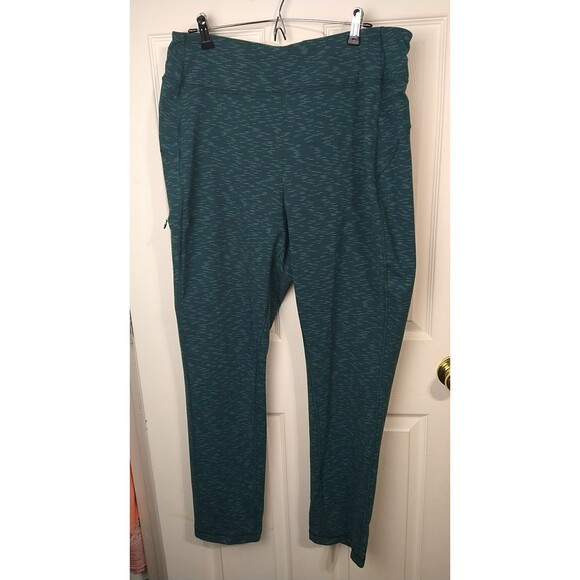 Duluth Trading Company NoGA Classic Leggings LX31 Deep Seaglass Space Dye... - Picture 1 of 10